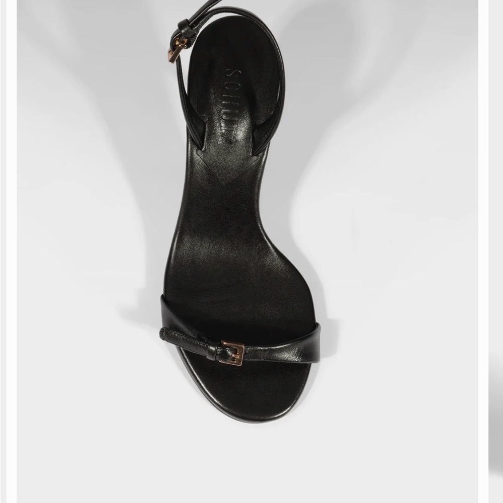 Schutz Aurora Black Sling Mid Leather - Picture 4 of 6